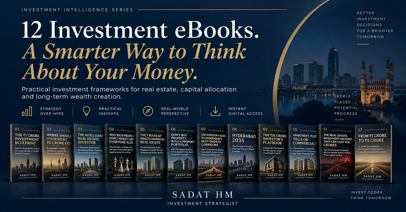 The 12 eBooks of the Investment Intelligence Series by Sadat HM