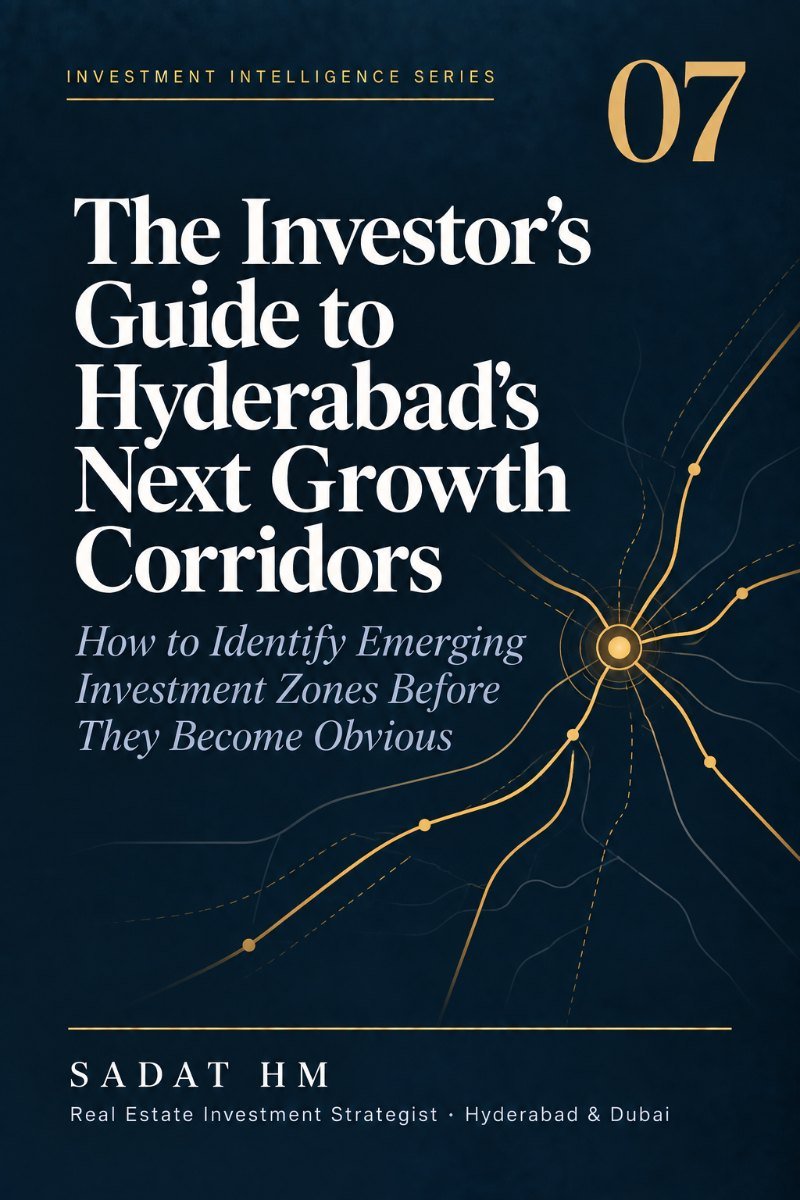 Cover of The Investor's Guide to Hyderabad's Next Growth Corridors